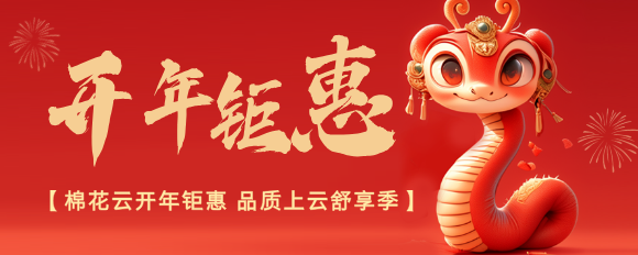 棉花云2025開年鉅惠